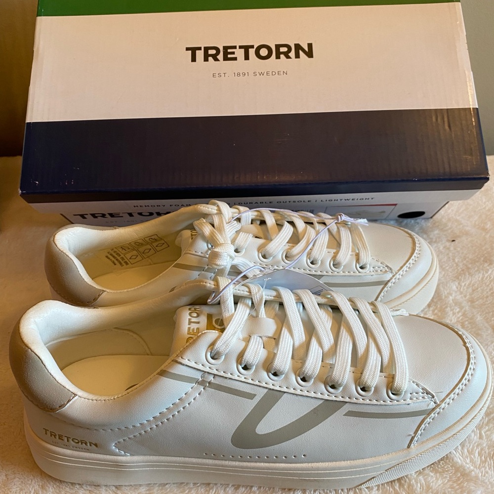 Tretorn White Sneakers - Picture 3 of 6